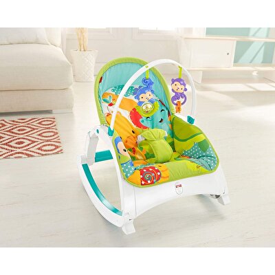 Fisher Price Yağmur Ormanı Portatif Anakucağı ve Sallanan Sandalye CMR10