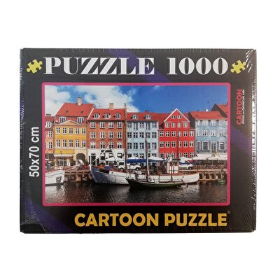 Cartoon Puzzle 1000 Parça Tekneler