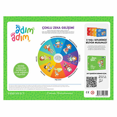 Adım Adım Eğitim Seti 3 Yaş Sayılar ve İlk Matematik
