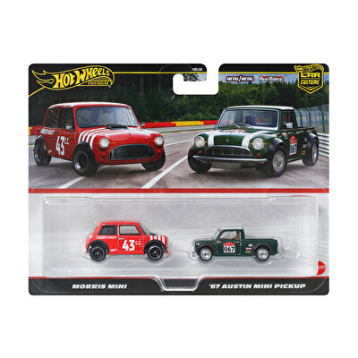 Hot Wheels 2'li̇ Premi̇um Araba Seti̇ Morris Mini & 67 Austin Mini Pickup JBK97