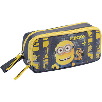 Minions Kalem Çantası Gri