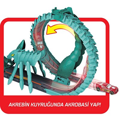 Hot Wheels Şehirde Yaratık Macerası Oyun Seti Serisi Akrep Saldırısı GTT67