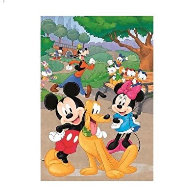 Clementoni 104 Parça Puzzle ve 3D Model Mickey Mouse