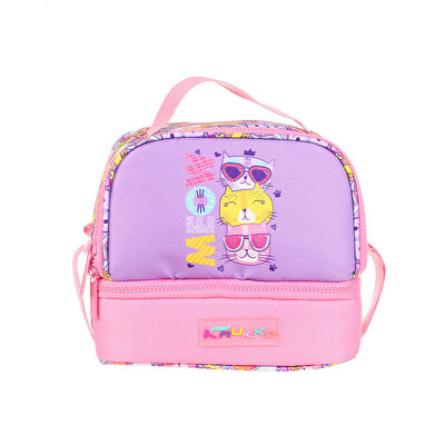 Kaukko Kids Beslenme Çantası Cube Cat