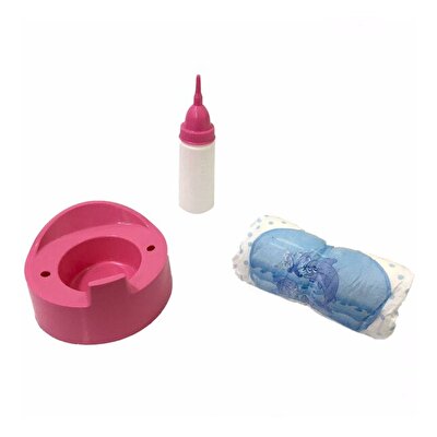 Melis Altını Islatan Sesli Bebeğim Sarı Hırkalı