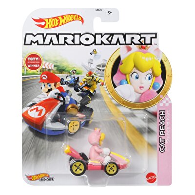 Hot Wheels Mario Kart Karakter Araçlar Cat Peach GRN13