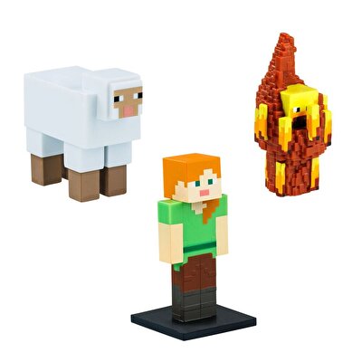 Minecraft 3D Figür Toppeez 3'lü Set Set 7