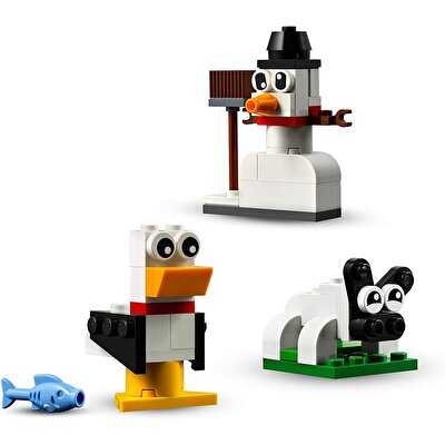 LEGO Classic Yaratıcı Beyaz Yapım Parçaları 11012