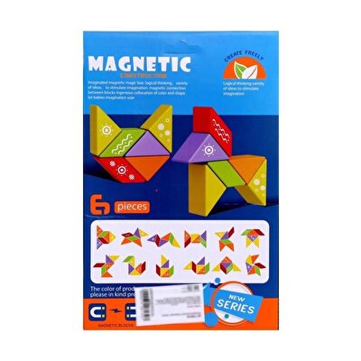 Eğitici 6 Parça Manyetik Bloklar