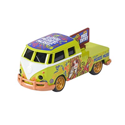 Majorette Volkswagen Deluxe Araba 1:64 Volkswagen T1 Yeşil