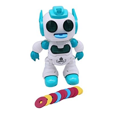 Uzaktan Kumandalı Sesli Disk Atan Robot Yeşil