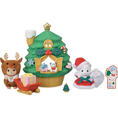 Sylvanian Families Bebek Noel Baba’nın Yılbaşı Ağacı Evi