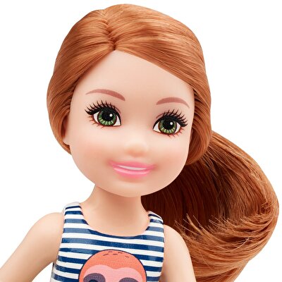 Barbie Aksesuarlı Chelsea Bebekler Çizgili Tişörtlü GHV66