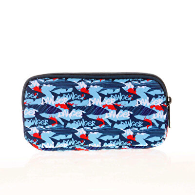 Kaukko Kids&Love 3 Bölmeli Sweet Shark Kalem Çantası