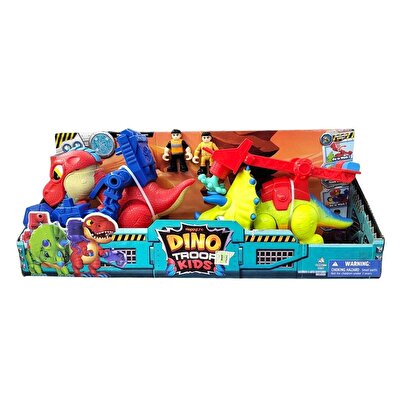 Dino Troop Kids Triceraptor ve T-Rex Figürleri