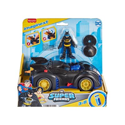 Imaginext DC Super Friends Özel Araçlar Shake and Spin Batmobile HRP08