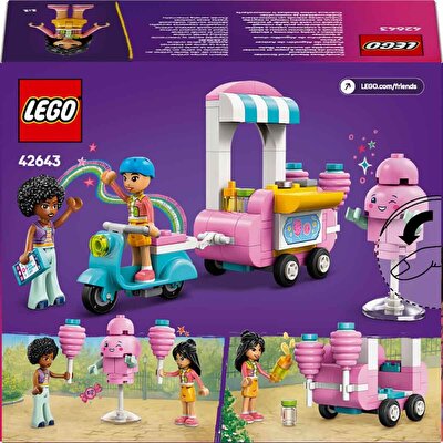 LEGO Friends Pamuk Şeker Standı ve Scooter 42643