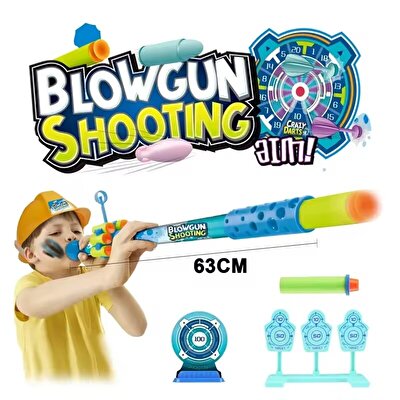 Üflemeli Atış Dart Seti