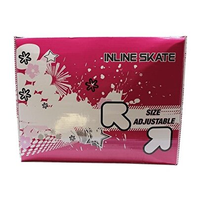 Işıklı Paten Pembe S Beden 31-34 