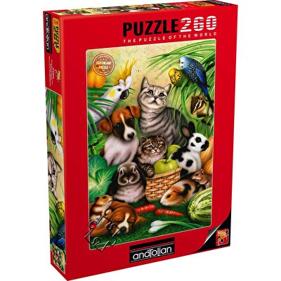 Anatolian 260 Parça Puzzle Büyülü Hayvanlar