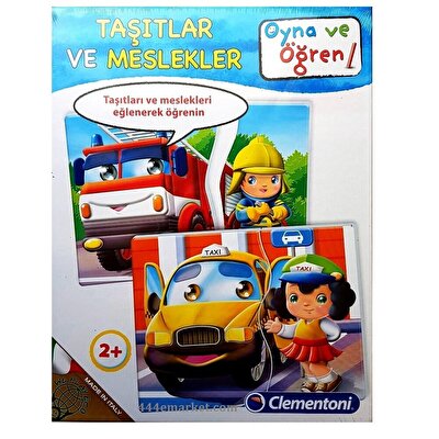 Clementoni Oyna ve Öğren - Taşıtlar ve Meslekler