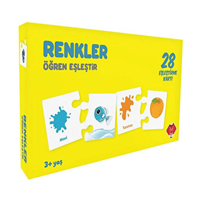 Renkler Öğren Eşleştir 3 Yaş ve Üzeri
