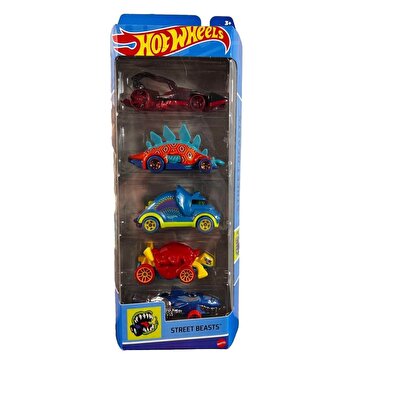 Hot Wheels Beşli Araba Seti Street Beasts HLY77