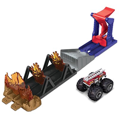 Hot Wheels Monster Trucks Aksiyona Başlangıç Oyun Seti Fire Through GYL12