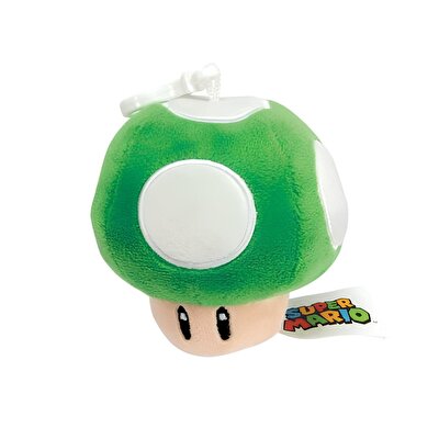 Super Mario Çanta Klips 10 Cm Green Mushroom