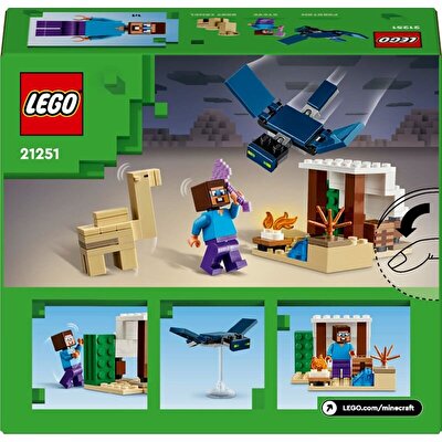 LEGO Minecraft Steve'in Çöl Keşfi 21251