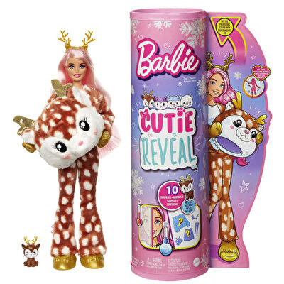 Barbie Cutie Reveal Bebekler 3. Seri Geyik HJL61