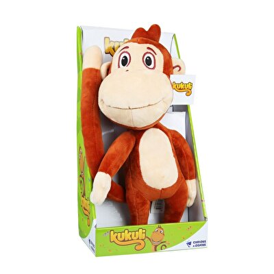 Kukuli Müzikli Peluş Oyuncak Maymun