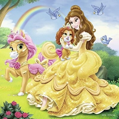 Ravensburger Puzzle 3x49 Parça Belle Cindirella Rapunzel