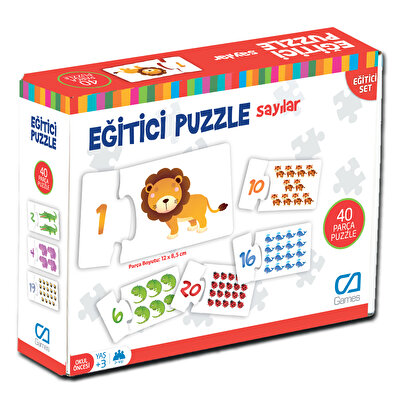 Eğitici Puzzle Sayılar