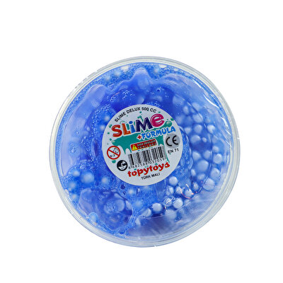 Slime Delux Büyük Köpüklü Lacivert 500 ml.