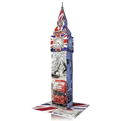 3D Puzzle Big Ben Bayraklar