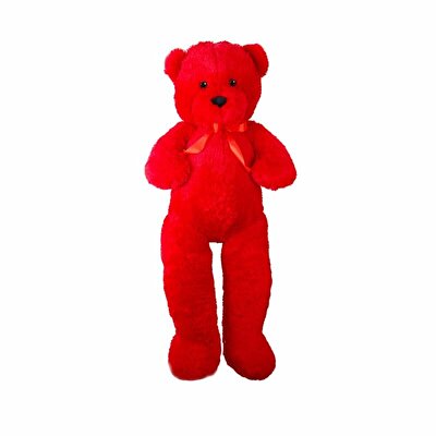 Uzun Ayı Peluş Kırmızı 150 cm