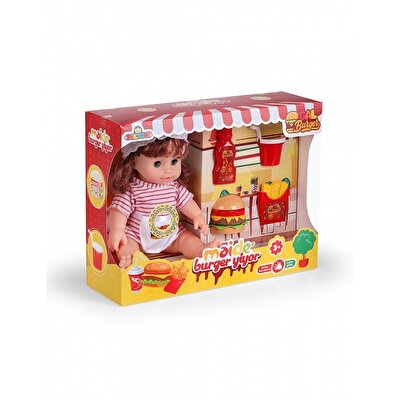 Maide Bebek Burger Yiyor Esmer