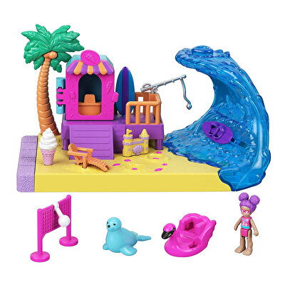 Polly Pocket Pollyvılle Gün Işığı Plajı Oyun Seti GTM68