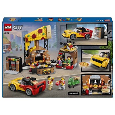LEGO City Araçlarla Pizza Dağıtım Deneyimi 60496
