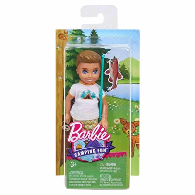 Barbie Kampta Serisi Chelsea Bebek ve Aksesuarı Oltalı Bebek FGC92