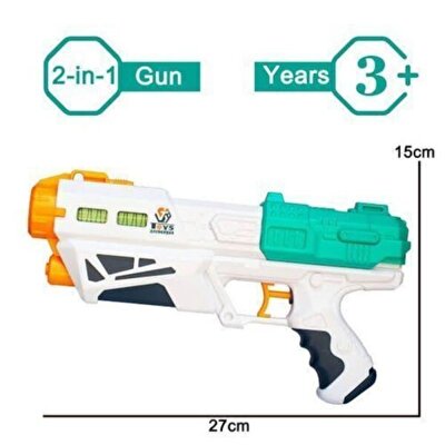 2'si 1 Arada Top Atan Su Tabancası