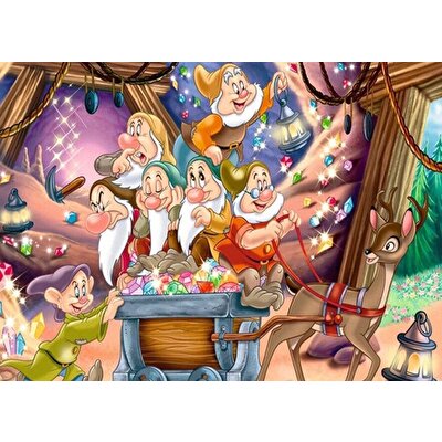 Ravensburger Puzzle 2x20 Parça Pamuk Prenses ve 7 Cüceler