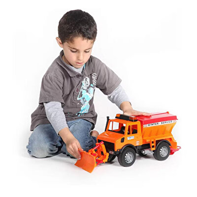 Bruder Mercedes Benz Unimog Kar Temizleyici ve Tuzlayıcı