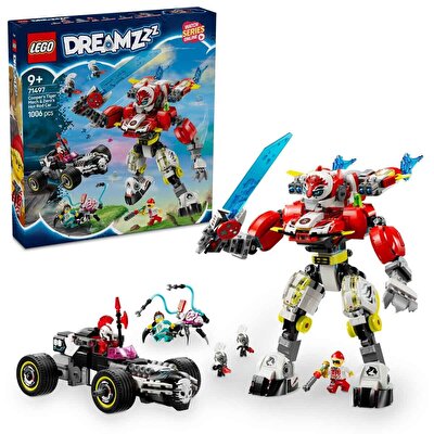 LEGO DREAMZzz Cooper’ın Kaplan Robotu ve Zero’nun Hot Rod Arabası 71497