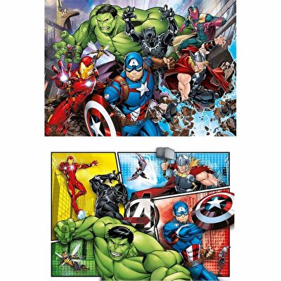 Clementoni Avengers 2 x 60 Parça Puzzle