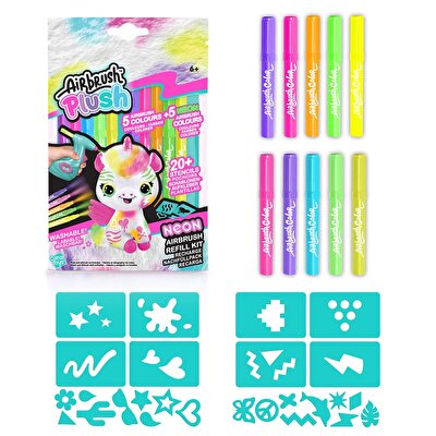 Airbrush Plush Neon Boyama Kalemi Yedeği