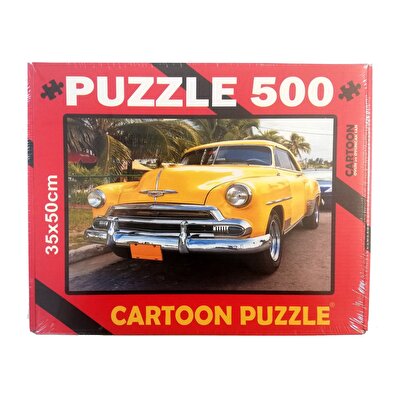 Cartoon Puzzle 500 Parça Chevrolet