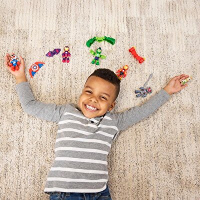 MarveI Iron Man ve Muhteşem Arkadaşları Zırhlı Yenilmezler Paketi Aksiyon Figür Seti G1255