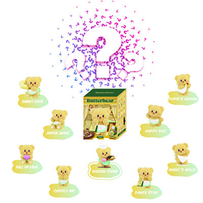 Butterbear Happy Day Serisi Sürpriz Paket Koleksiyon Figürü